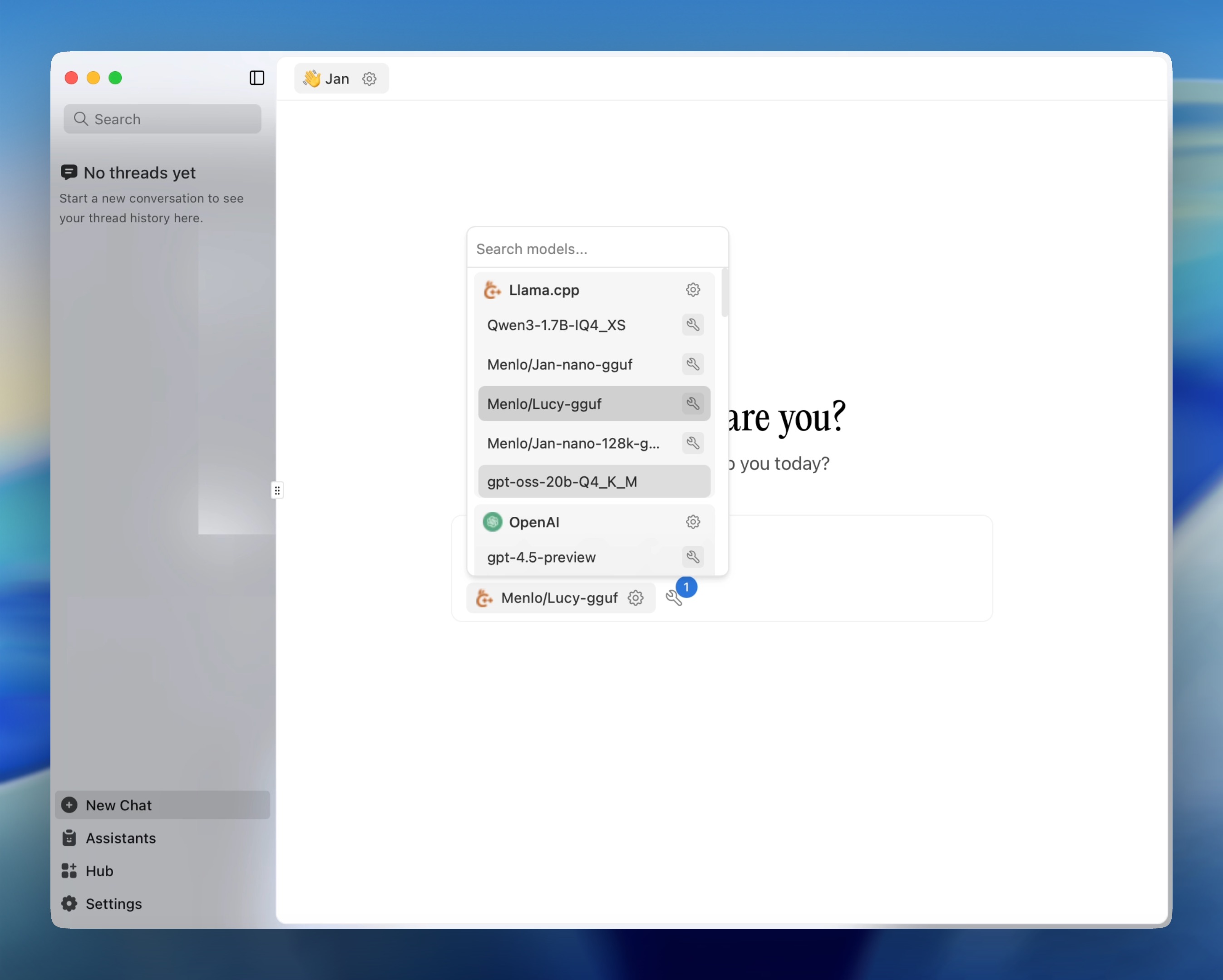 gpt-oss running locally with complete privacy
